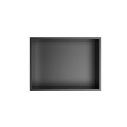 Niche de douche 400 x 300 x 120mm Ithos noir mat réversible - OTTOFOND