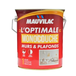 Peinture l'optimal monocouche mat blanc 2.5lt - MAUVILAC