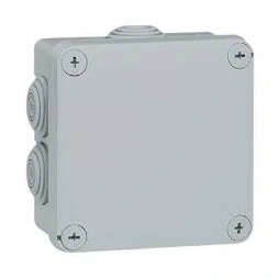 Boite dérivation plexo 100 x 100mm gris