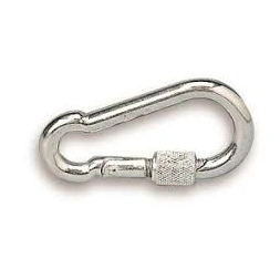 Porte-mousqueton "pompier" à vis 100MM - CHAPUIS