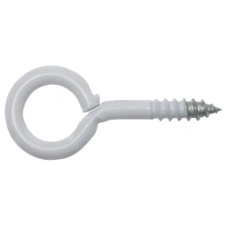 Piton à visser 3.3 x 10 / 20mm revêtement plastique blanc - SWG