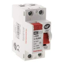 Interrupteur différentiel à vis - 63A type AC NF - THOMSON