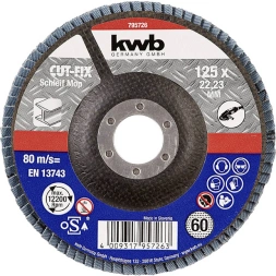 Disque abrasif métal 125 mm GR60 - KWB