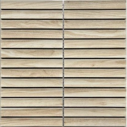 Mosaique Malla line oak 29.6 x 29.6cm