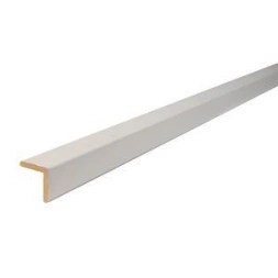 Baguette d'angle arrondi MDF blanc 28 x 28mm - 2.44m - CBE