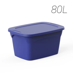 Boite box 80l bleu - PLASTIKEN