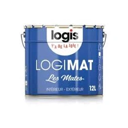 Peinture acrylique LOGIMAT blanc 12L - LOGIS