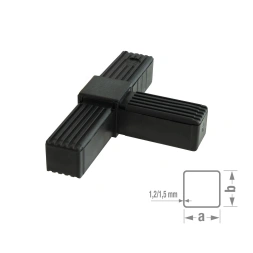 Raccord 3 voies renforcé 25 x 25mm ép.1,5mm - CQFD