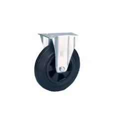Roue Standard Fixe Caoutchouc 125mm