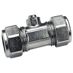 Vanne à sphère à bague laiton pour cuivre ø12 - SOMATHERM