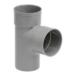 Té PVC 87° mâle - femelle Ø 125mm