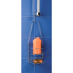 Valet de douche chromé finition chrome - GALEDO